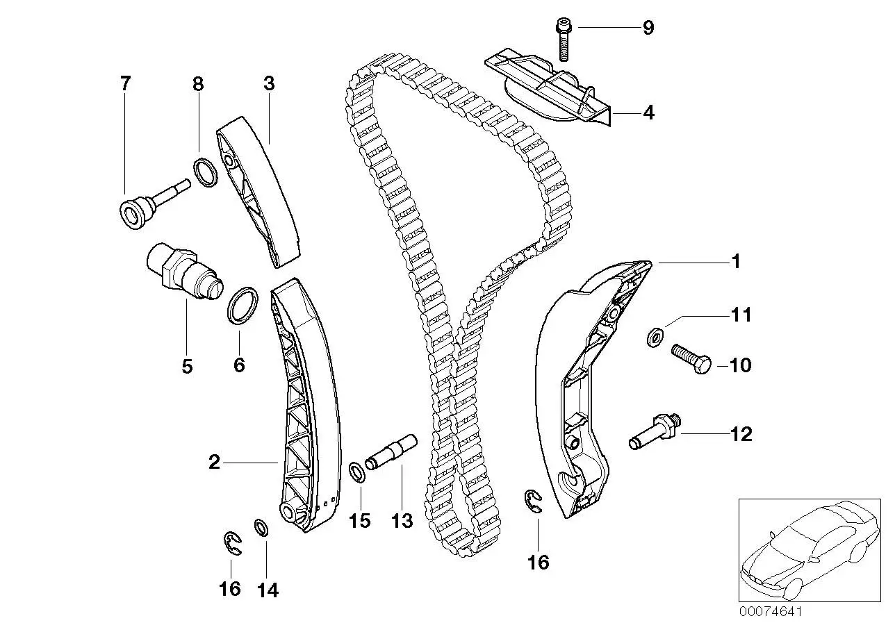 BMW Lagerbolzen E46 E85 E86 11317830727 - Bildposition 13