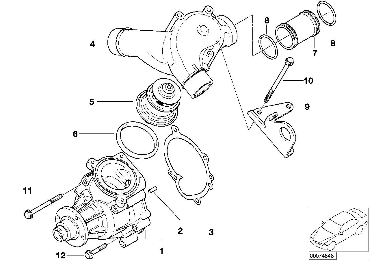 BMW O-Ring E46 E85 E86 11537830709 - 3er E46, Z4 E85, Z4 E86
