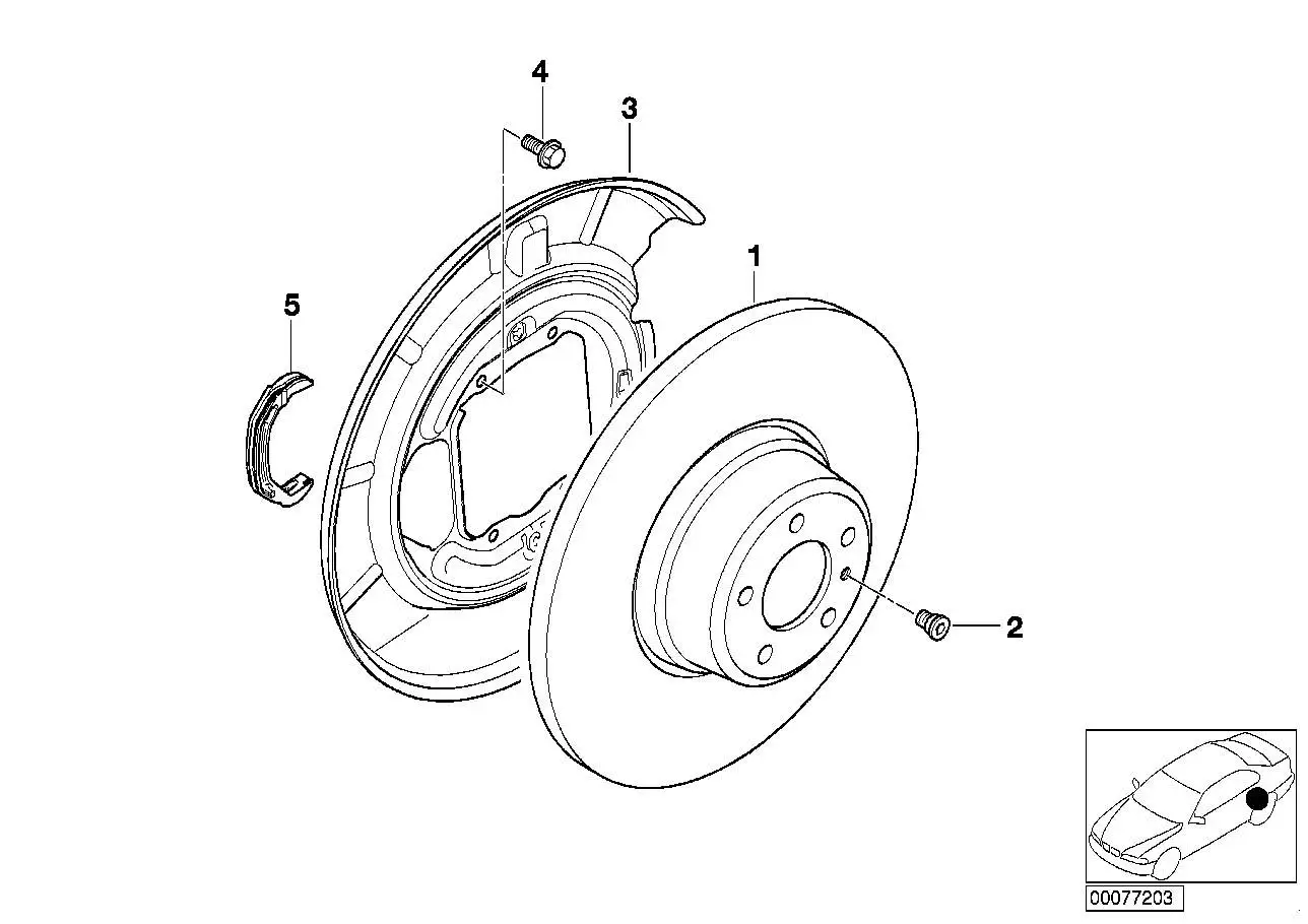BMW Bremsscheibe belüftet E39 34216767060 - 5er E39