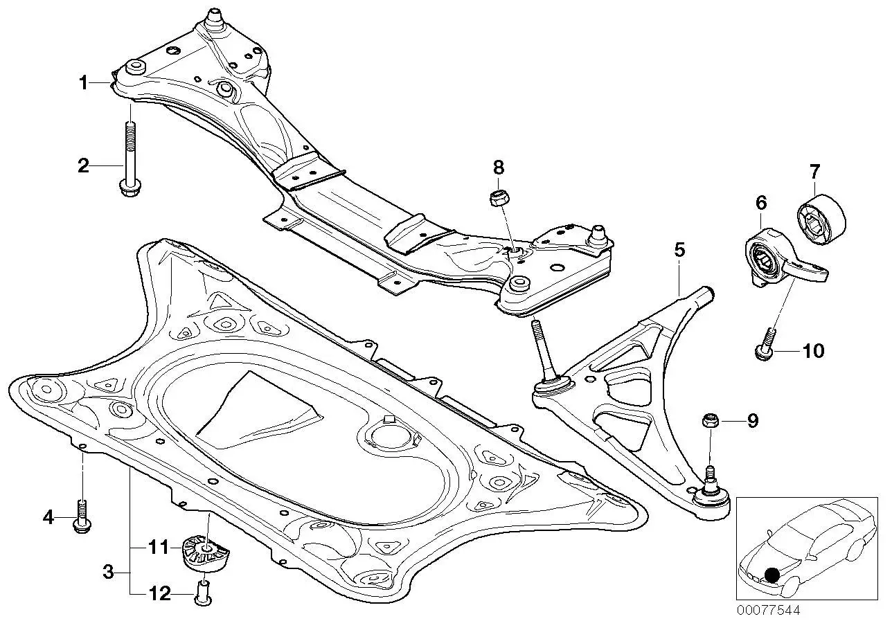 BMW Blindniet E46 E85 E86 E90 E92 E93 07119903402 - 3er, Z4