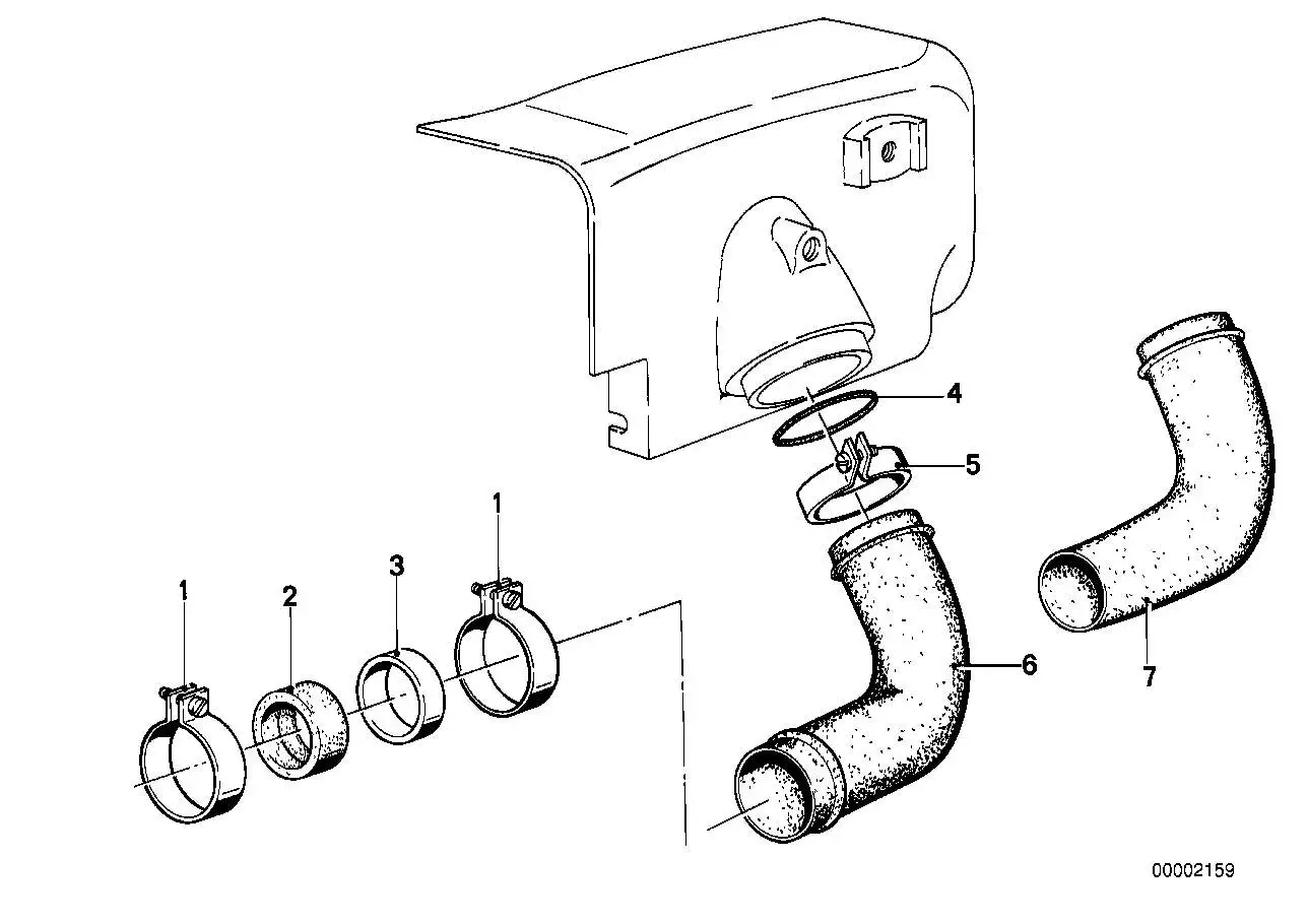 BMW Gummimuffe R90S 13721259820 - Bildposition 02