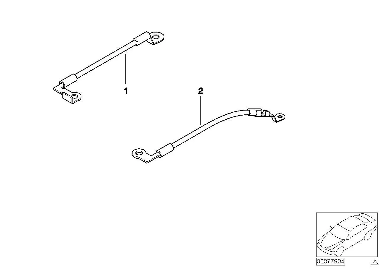 BMW Masseband Scharnier/Heckklappe rechts E46 61126903954
