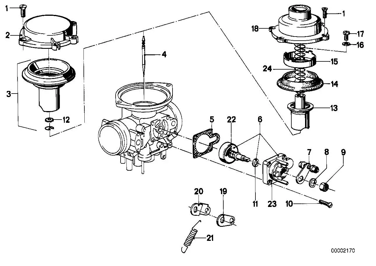 BMW Hebel R75 R90 R45 R45T R65 R65T 13111335315 - Bildposition 07