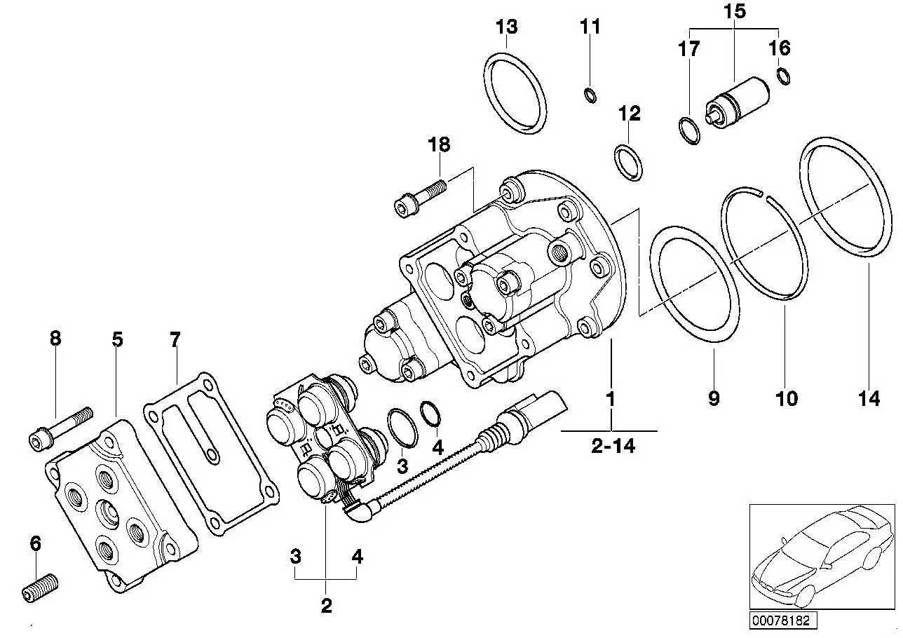 BMW O-Ring E39 E52 11367830828 - 5er E39, Z8 E52