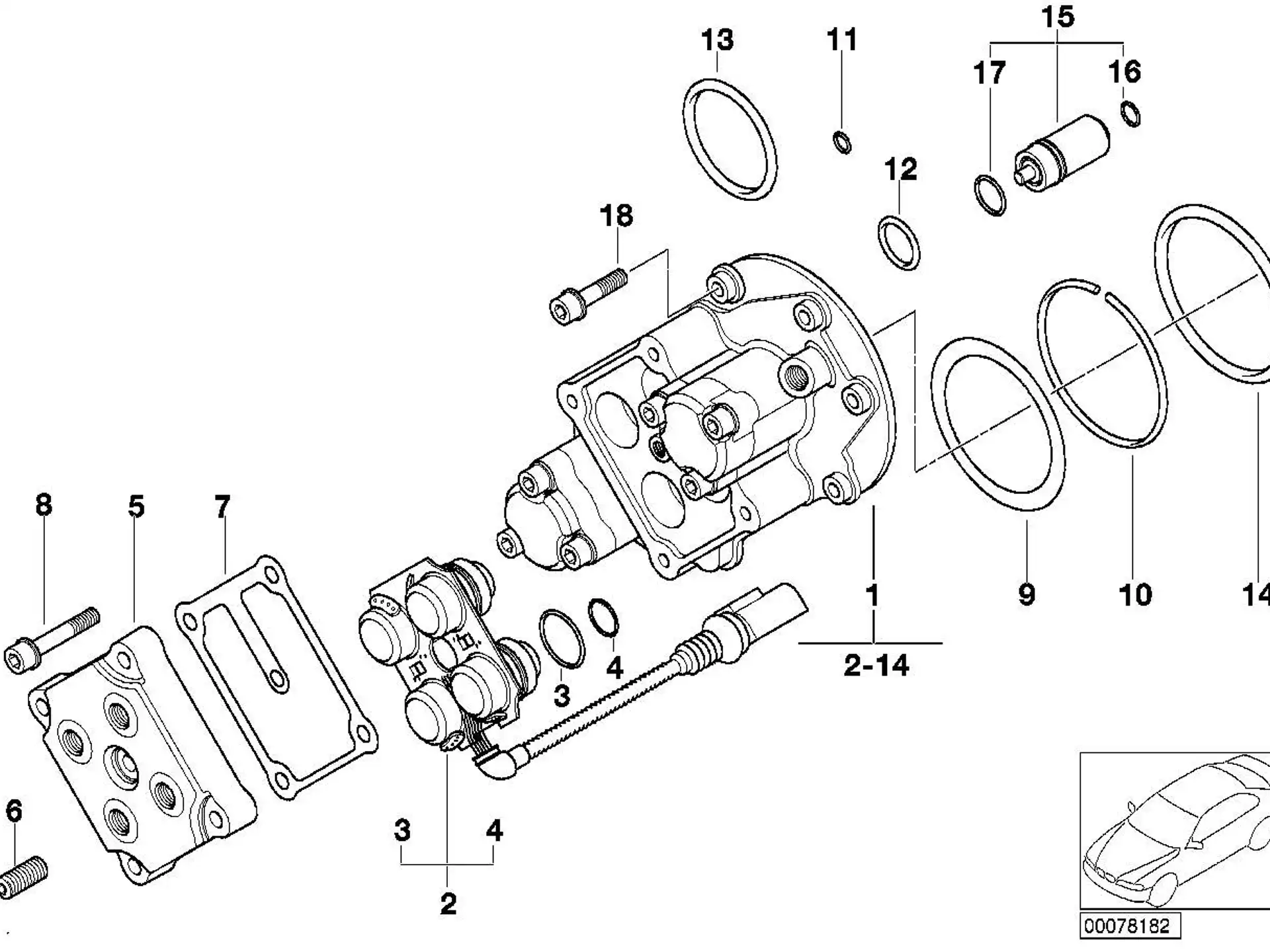 BMW O-Ring E39 E52 11367830829