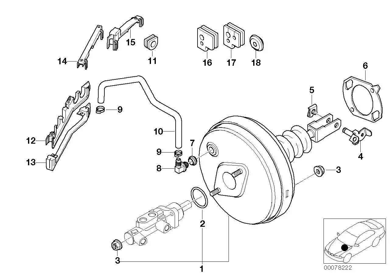 BMW O-Ring Hauptbremszylinder E38 E39 E46 E52 E53 E65 E66 3431116
