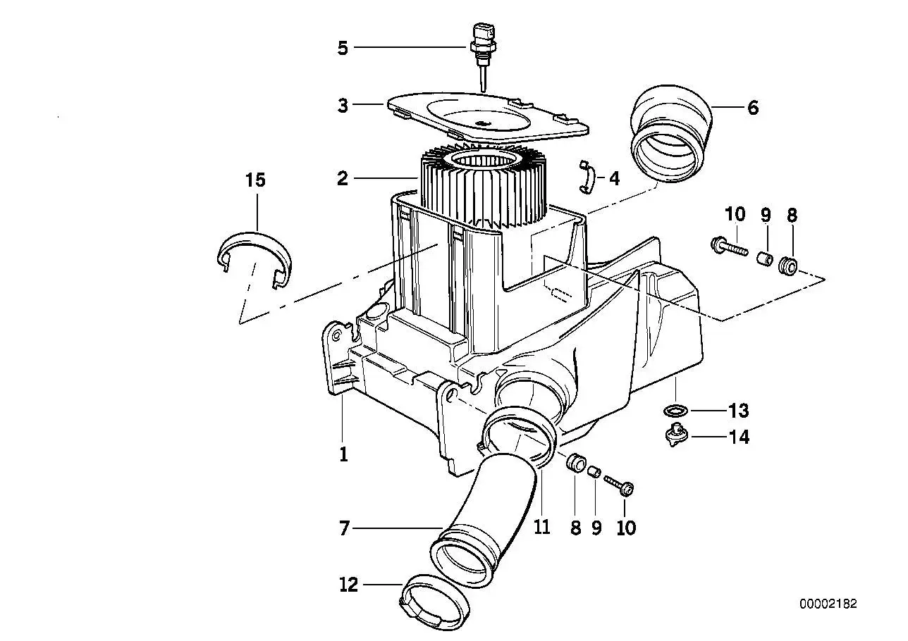 BMW Ansaugleitung R22 13711341210
