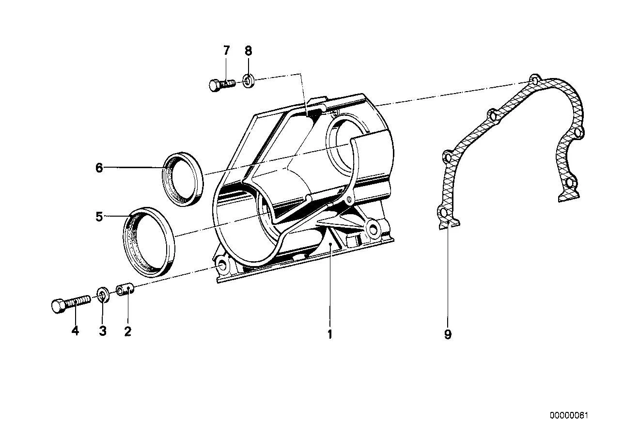 BMW Dichtung asbestfrei E12 E21 E28 E30 E34 11141720903