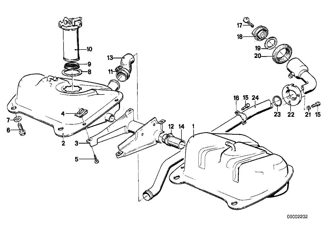 BMW Schlauch E21 16121176795 - Bildposition 14