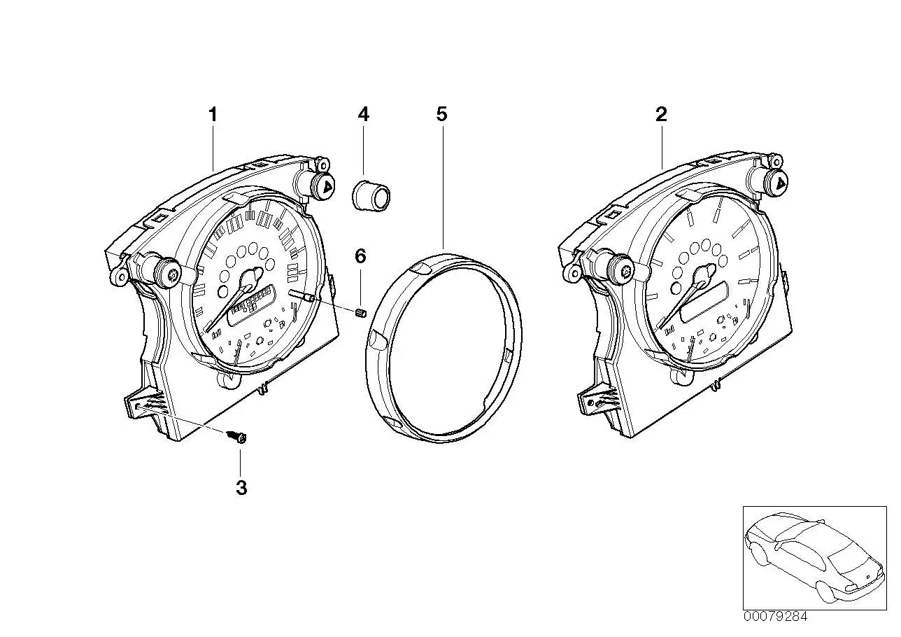 BMW Zierring R50 R52 R53 62101156043 - Bildposition 04