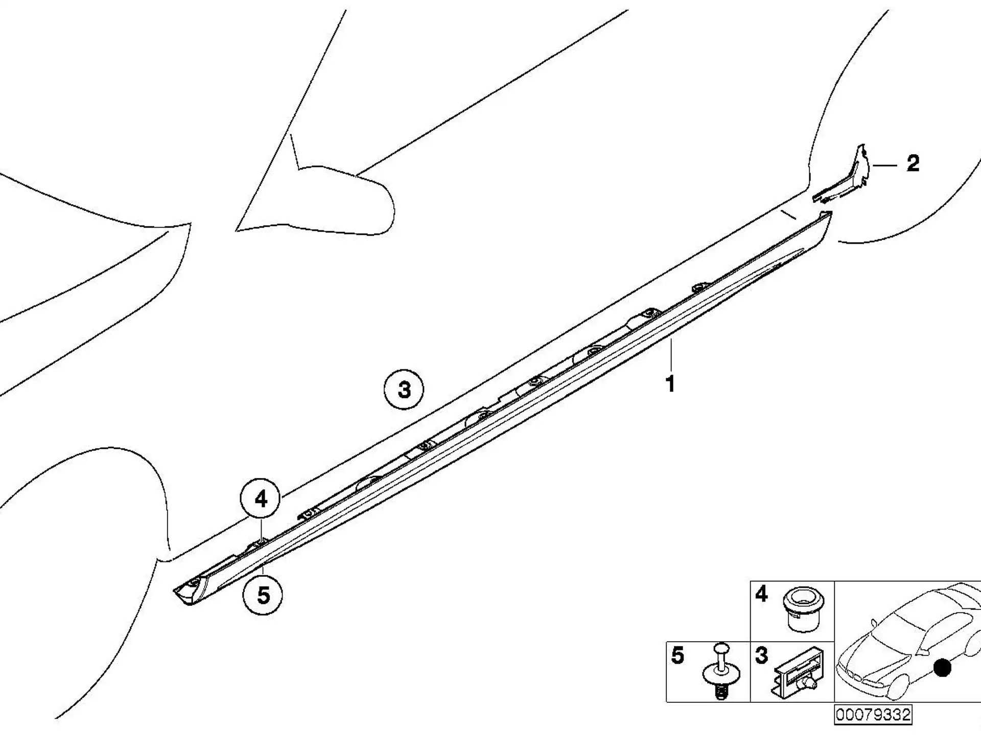 BMW Clip E46 51717890000