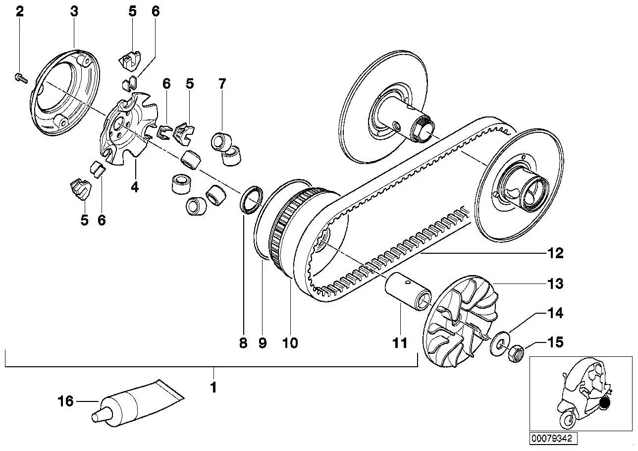 BMW Rolle 11007664606