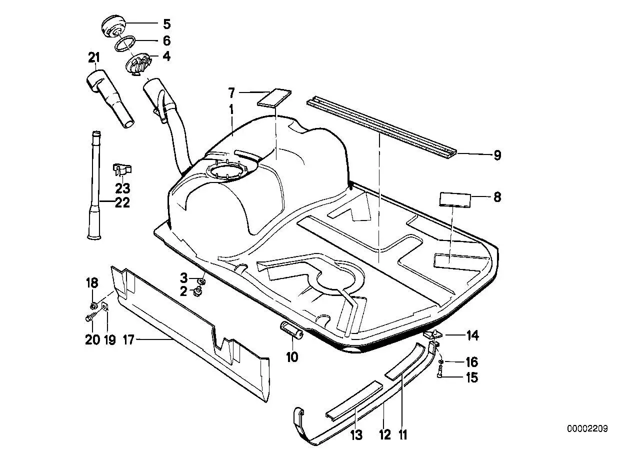 BMW Kantenschutz E32 E34 16111179038 - Bildposition 10