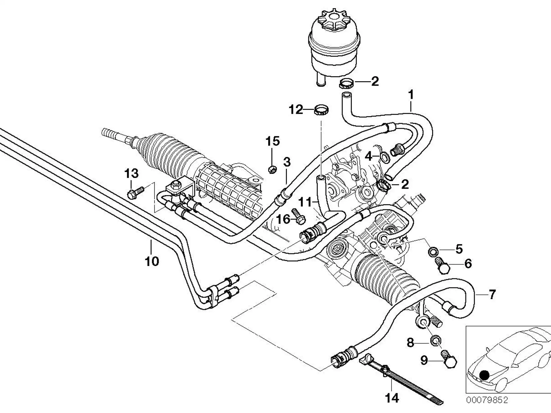 BMW Dichtring E21 E24 E28 E30 E31 E32 E34 E36 E38 E39 E46 E52 E53 E60 E61 E63 E64 E65 E66 E83 E85 E86 E87 R50 R52 R53 32411093597