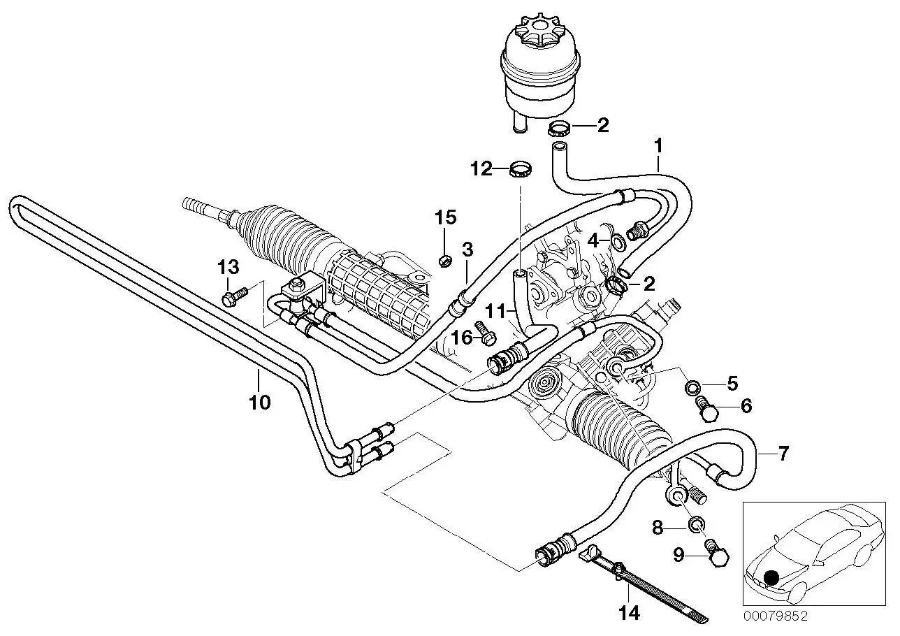BMW Dichtring E21 E24 E28 E30 E31 E32 E34 E36 E38 E39 E46 E52 E53