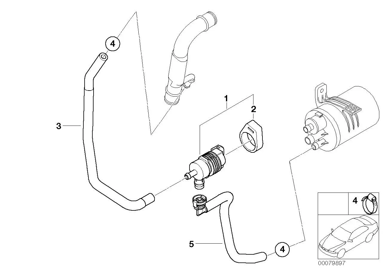 BMW Tankentlüftungsventil E46 E85 E86 13907831770
