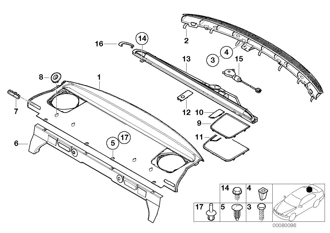 BMW Blende 51468226510