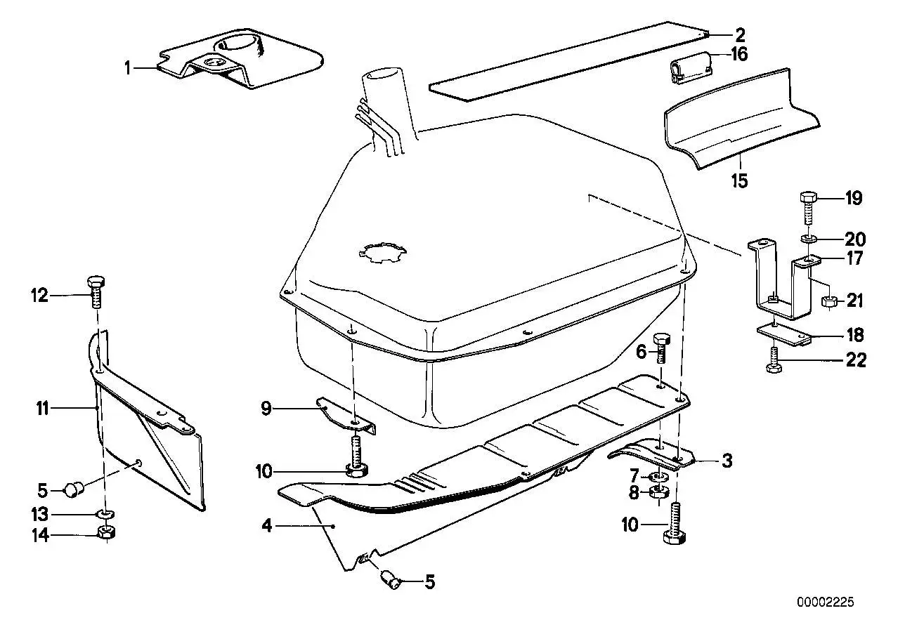 BMW Platte E24 E28 16111178454 - Bildposition 18