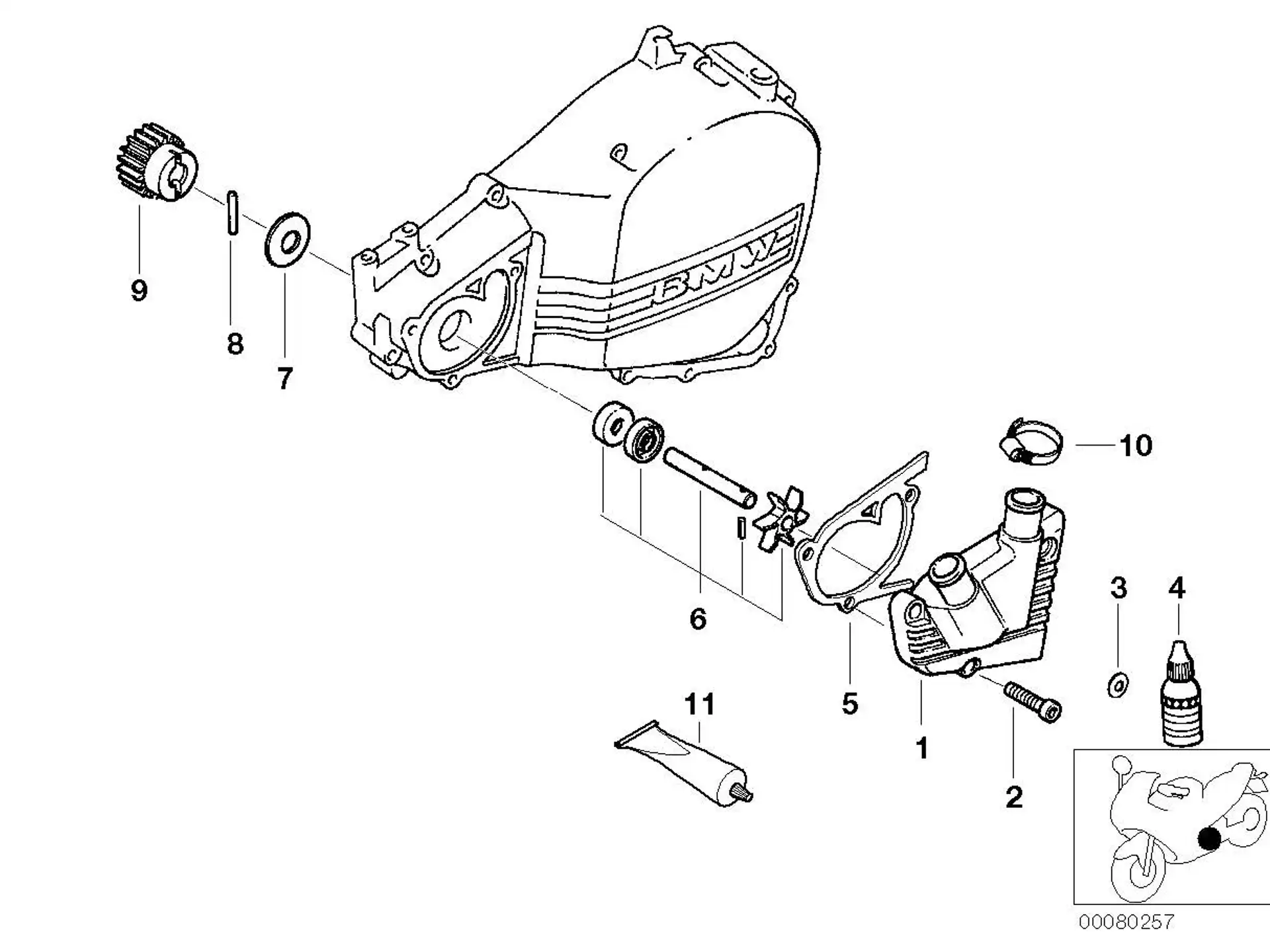 BMW Dichtring K15 K70 K71 K72 K73 K75 R13 11142343240