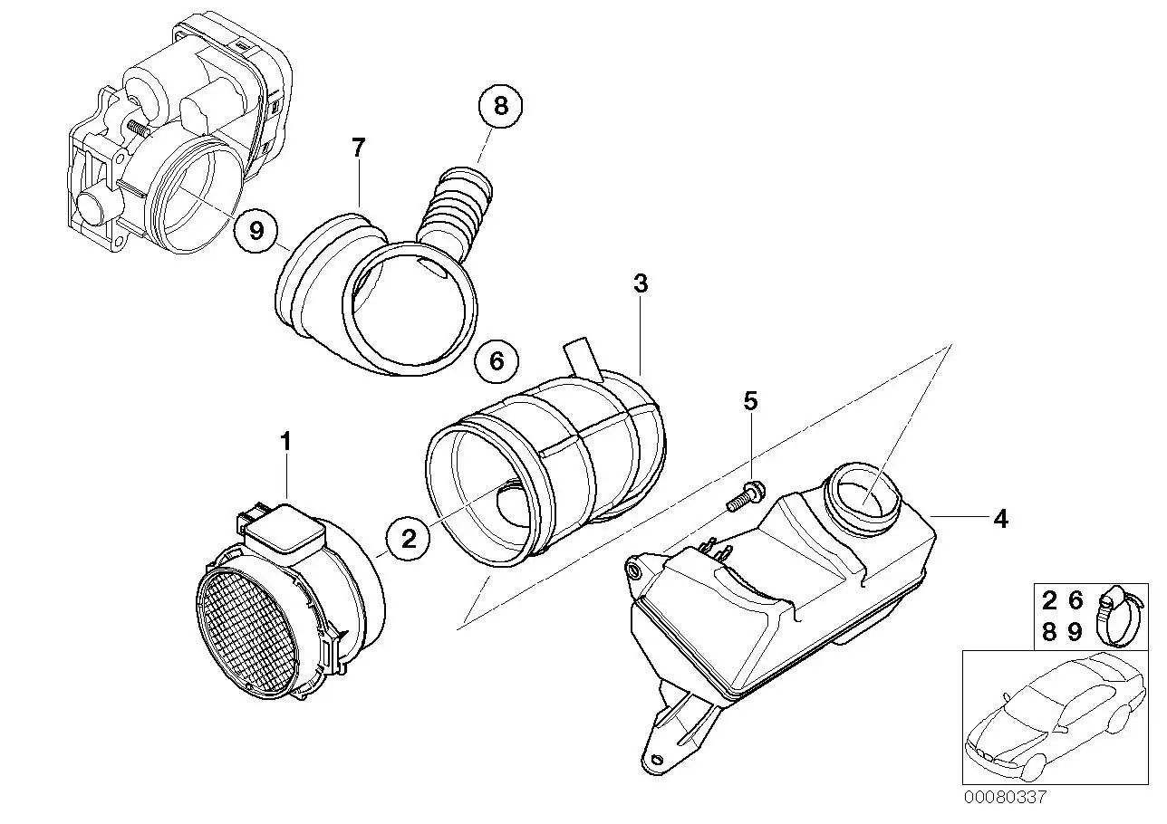 BMW Resonator E39 13541438794 - 5er E39