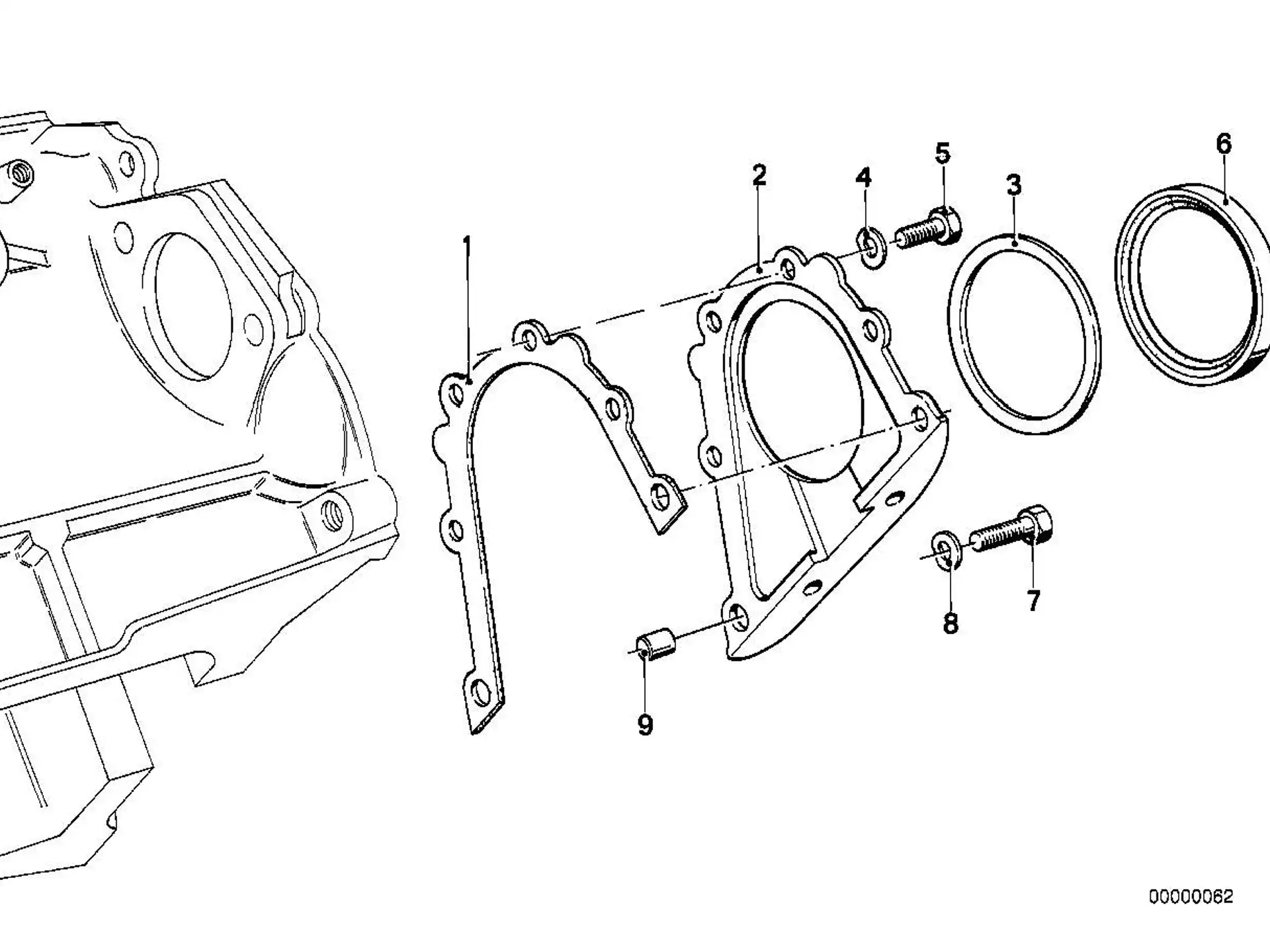 BMW Dichtung Metall E36 E12 E21 E28 E30 E34 E38 E39 E46 E53 E60 E61 E65 E66 E83 E85 E86 11141432240