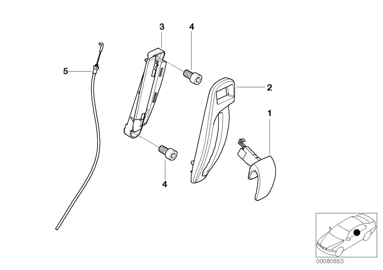BMW Rahmen rechts E46 E64 52108259664 - 3er E46, 6er E64