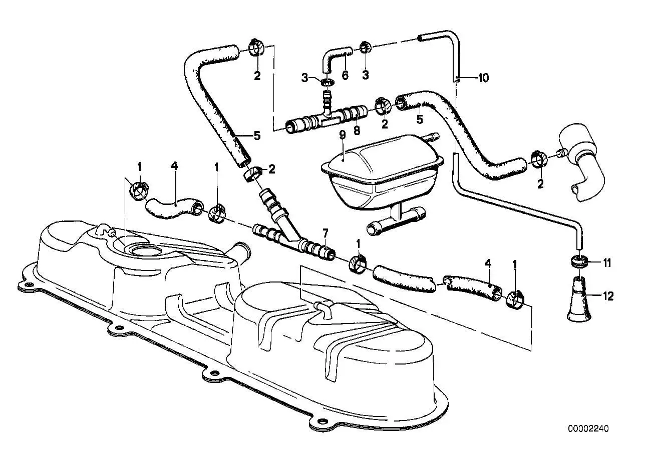 BMW T-Stück E21 16121114173 - Bildposition 08