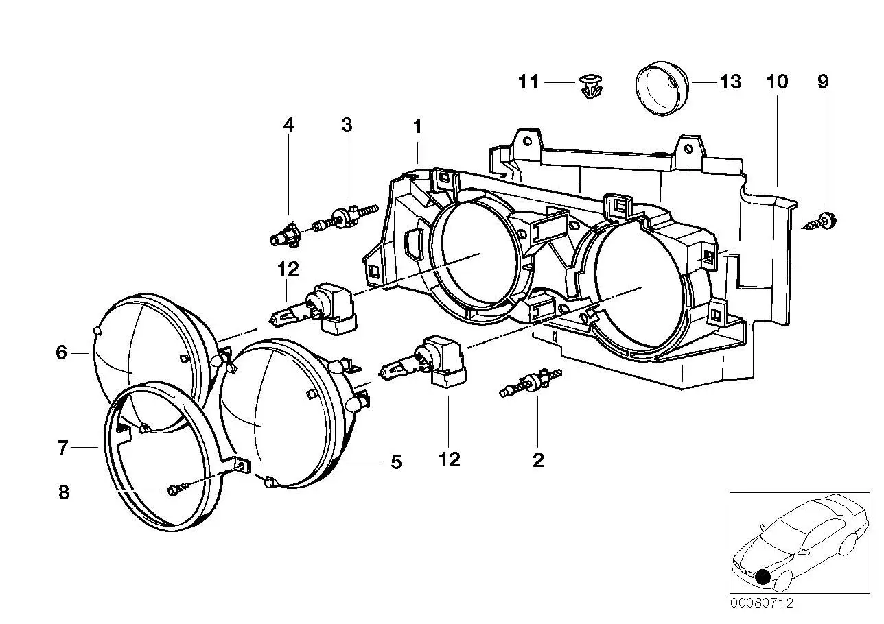 BMW Kappe E34 51711946592