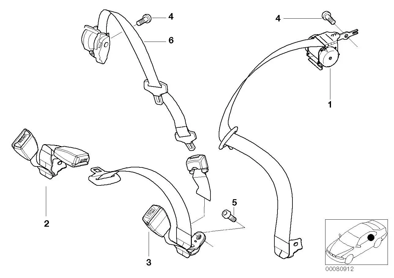 BMW Linsenschraube E46 72118245362 - Bildposition 05