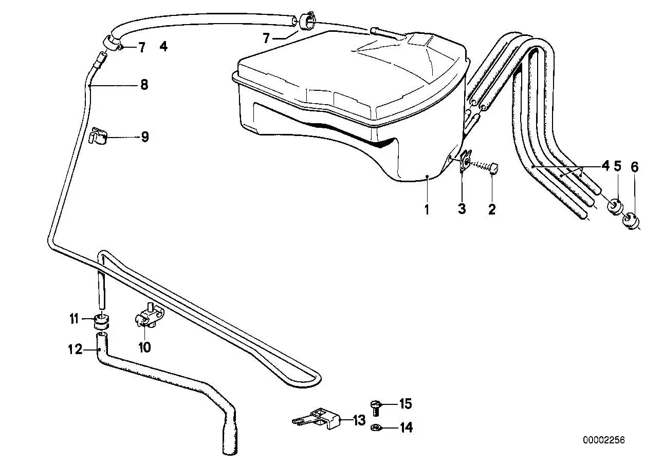 BMW Schlauchschelle E24 E28 16131152916 - Bildposition 13
