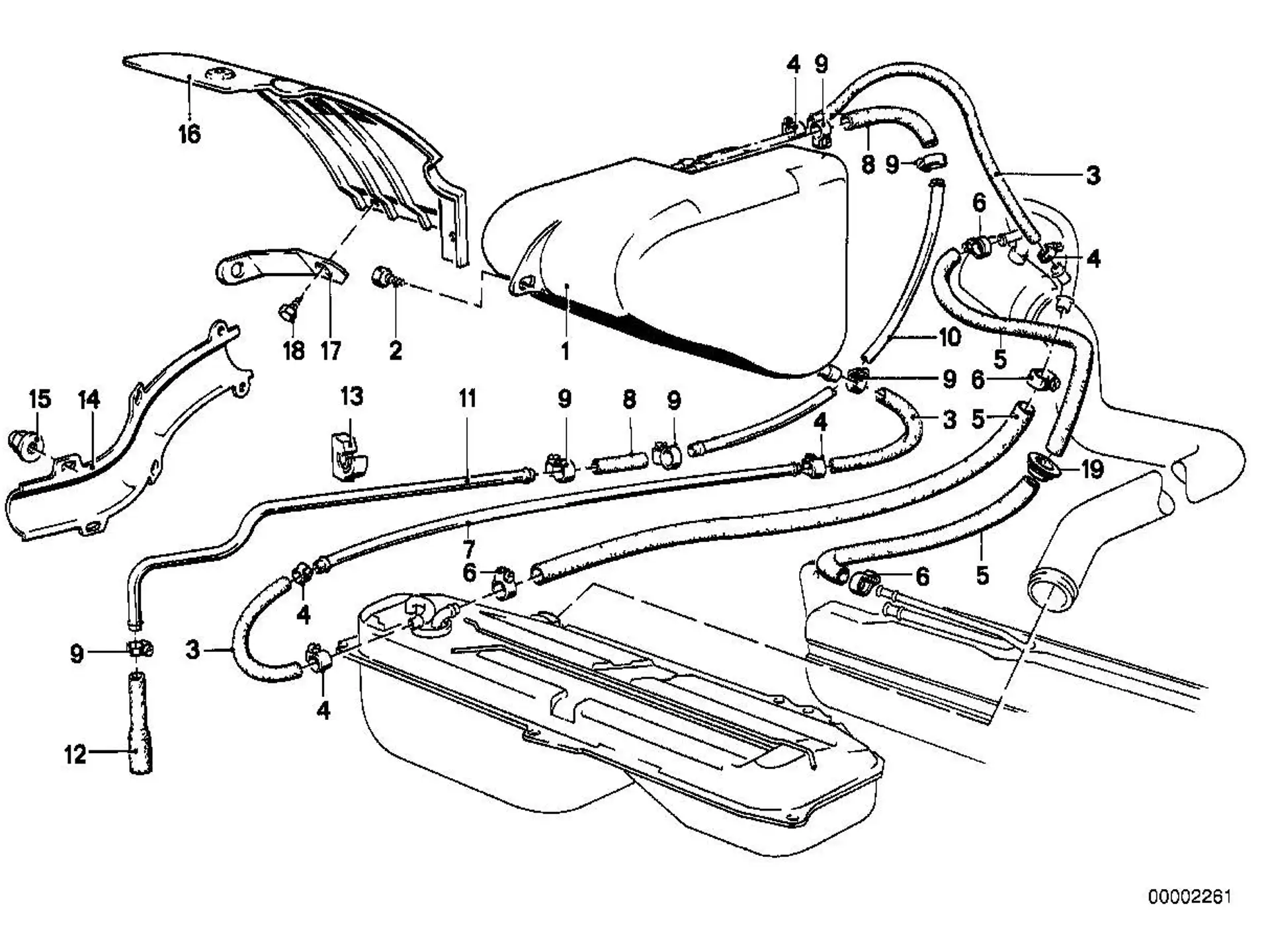 BMW Abdeckung E30 16131179011