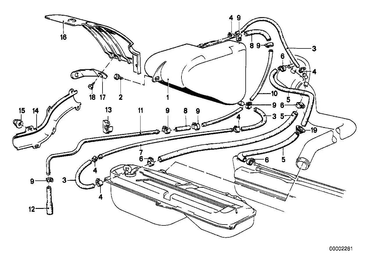 BMW Rohr E30 16131178475 - Z1 E30