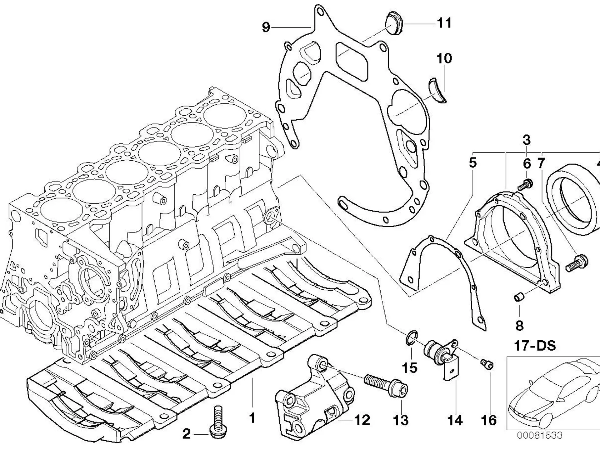 BMW Impulsgeber Kurbelwelle E38 E39 E46 E53 13622247926