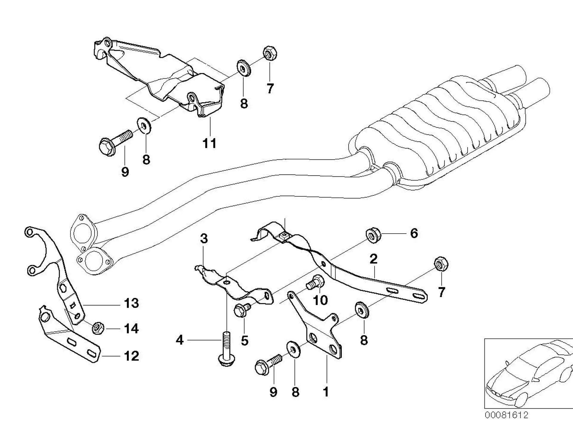 BMW Konsole E39 18207508451