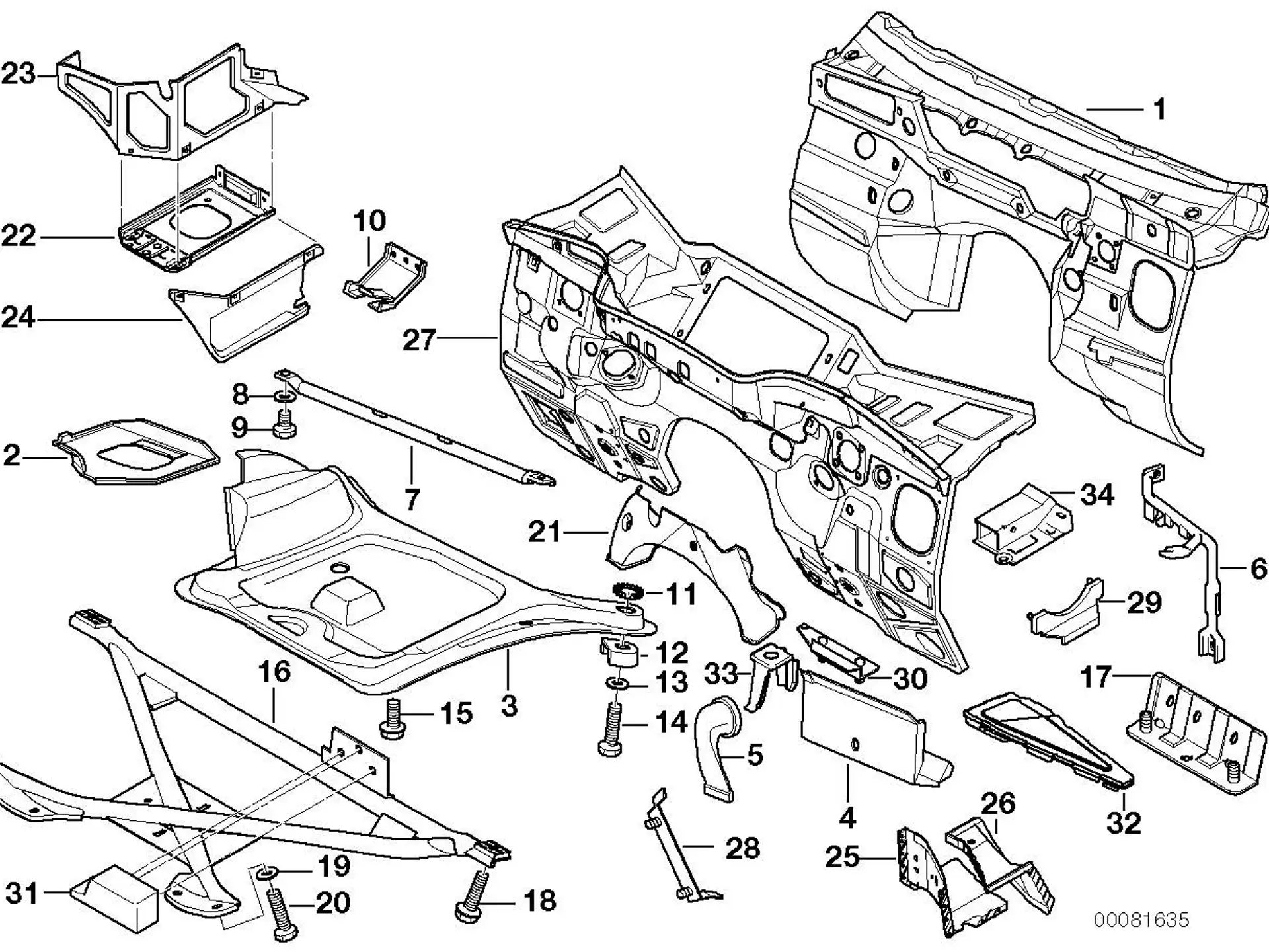 BMW Halter Kühlmittelausgleichbehälter E36 41122256492