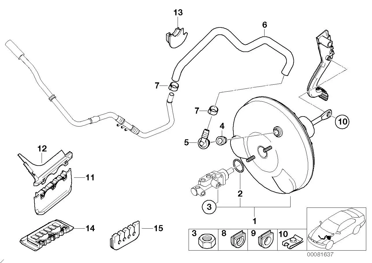 BMW Schlauchkrümmer E46 34336759702