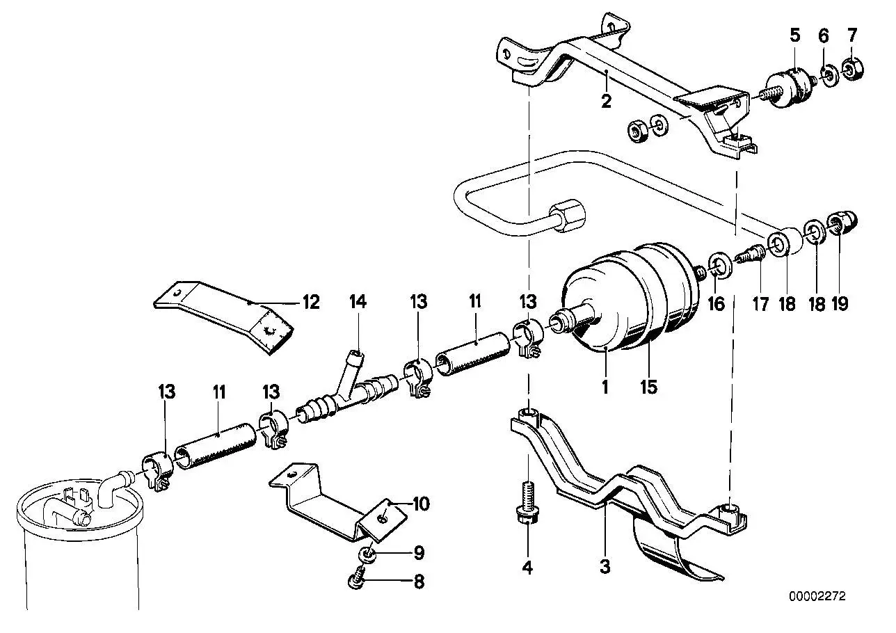 BMW Halter E12 E21 16121150505