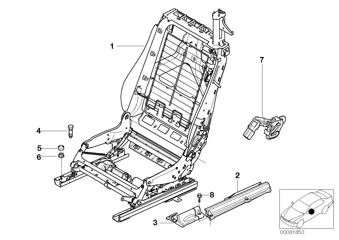 BMW Mikroschalter rechts E46 E64 E93 F33 F83 52107025194 - 3er, 4