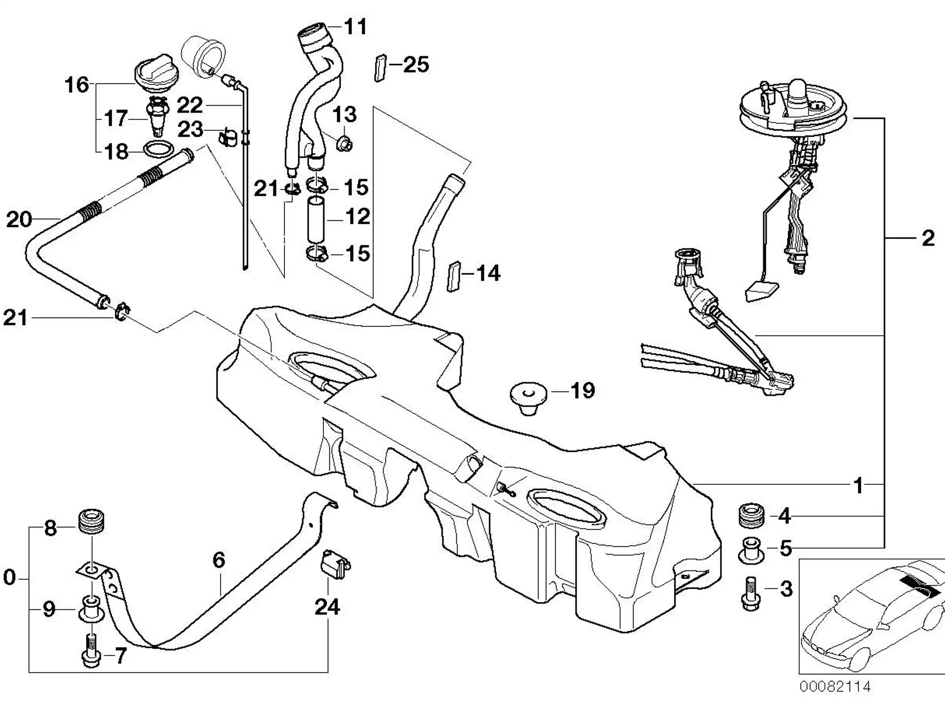 BMW Halteband E39 16111184911