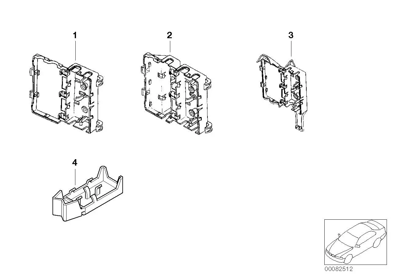 BMW Halter ABS-Impulsgeber E39 61138363002 - Bildposition 04