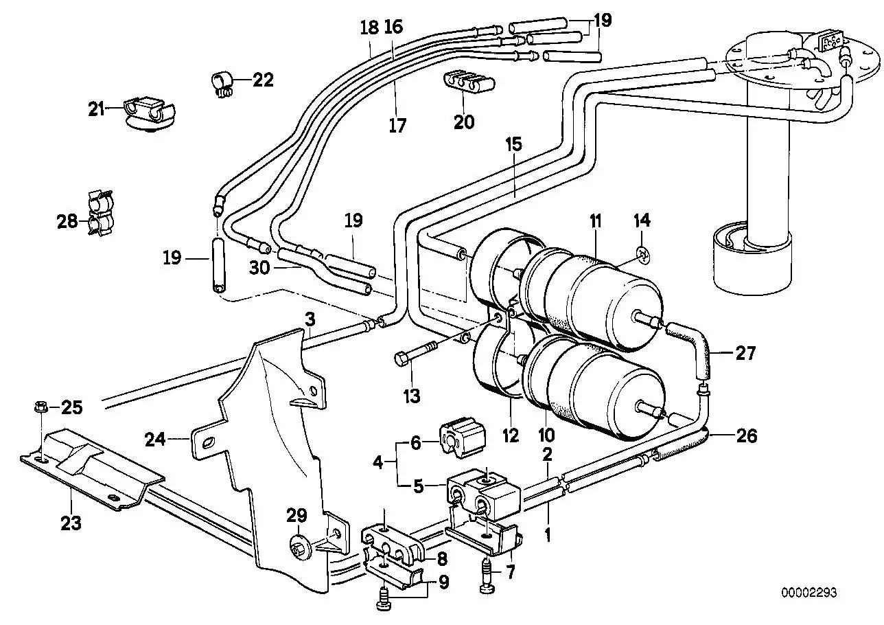 BMW Schlauch E32 16121179827 - Bildposition 26