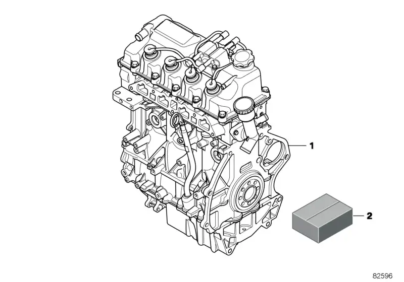 BMW Triebwerk 11000430231 - Bildposition 01