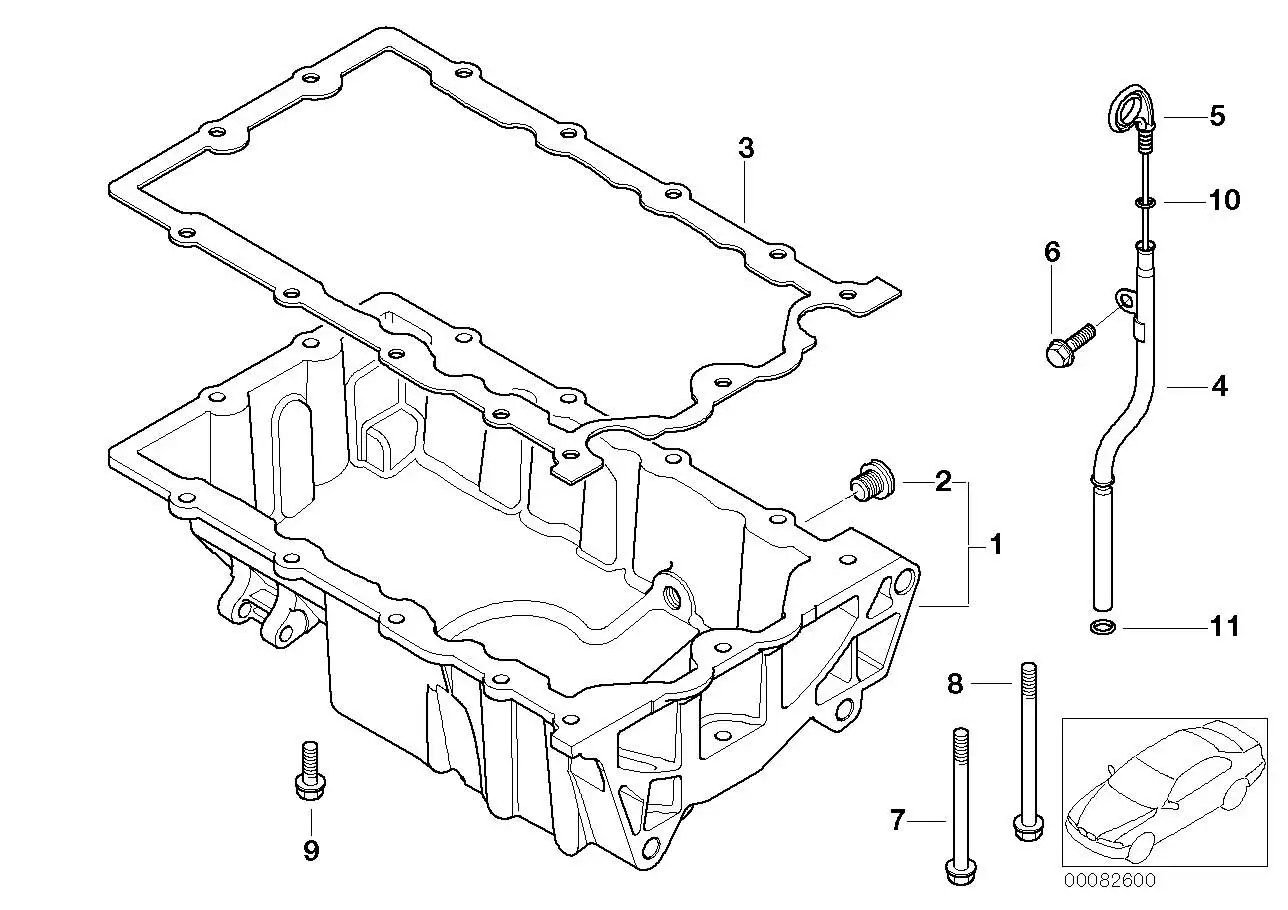 BMW Führungsrohr R52 R53 11430867233 - Bildposition 04