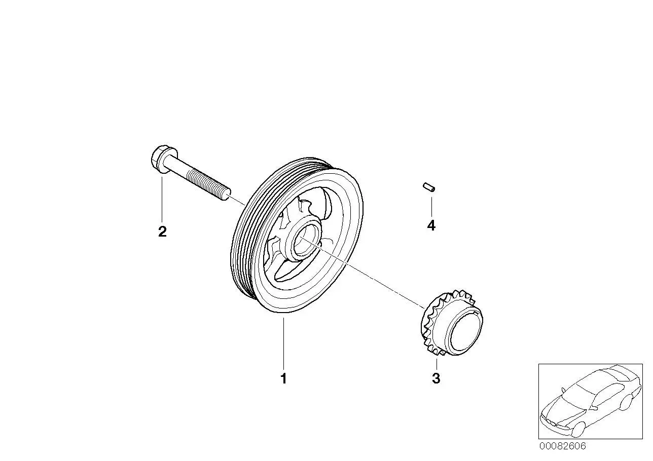 BMW Schwingungsdämpfer R52 R53 11237525135 - MINI R53, MINI R52