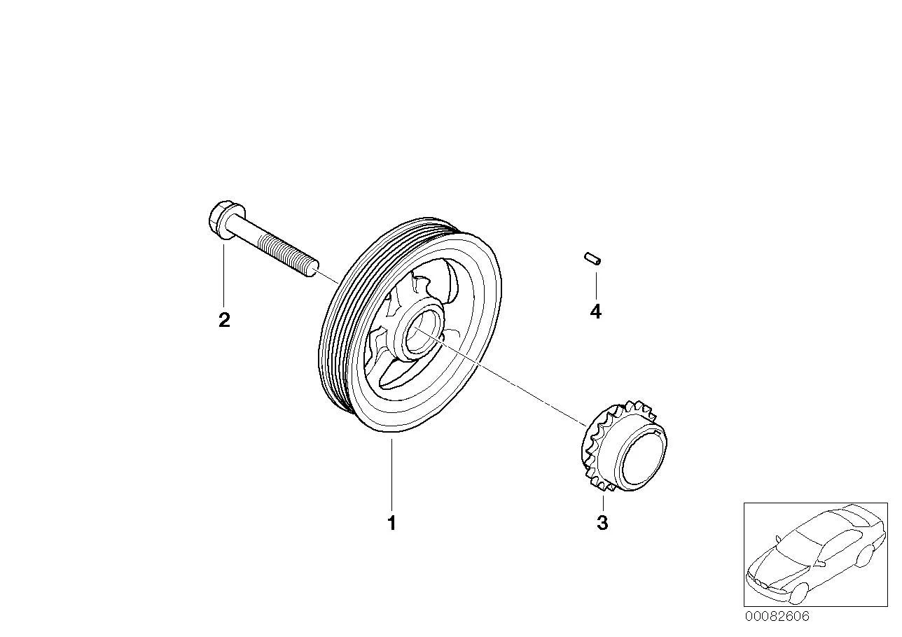 BMW Sechskantschraube R50 R52 R53 11237829918