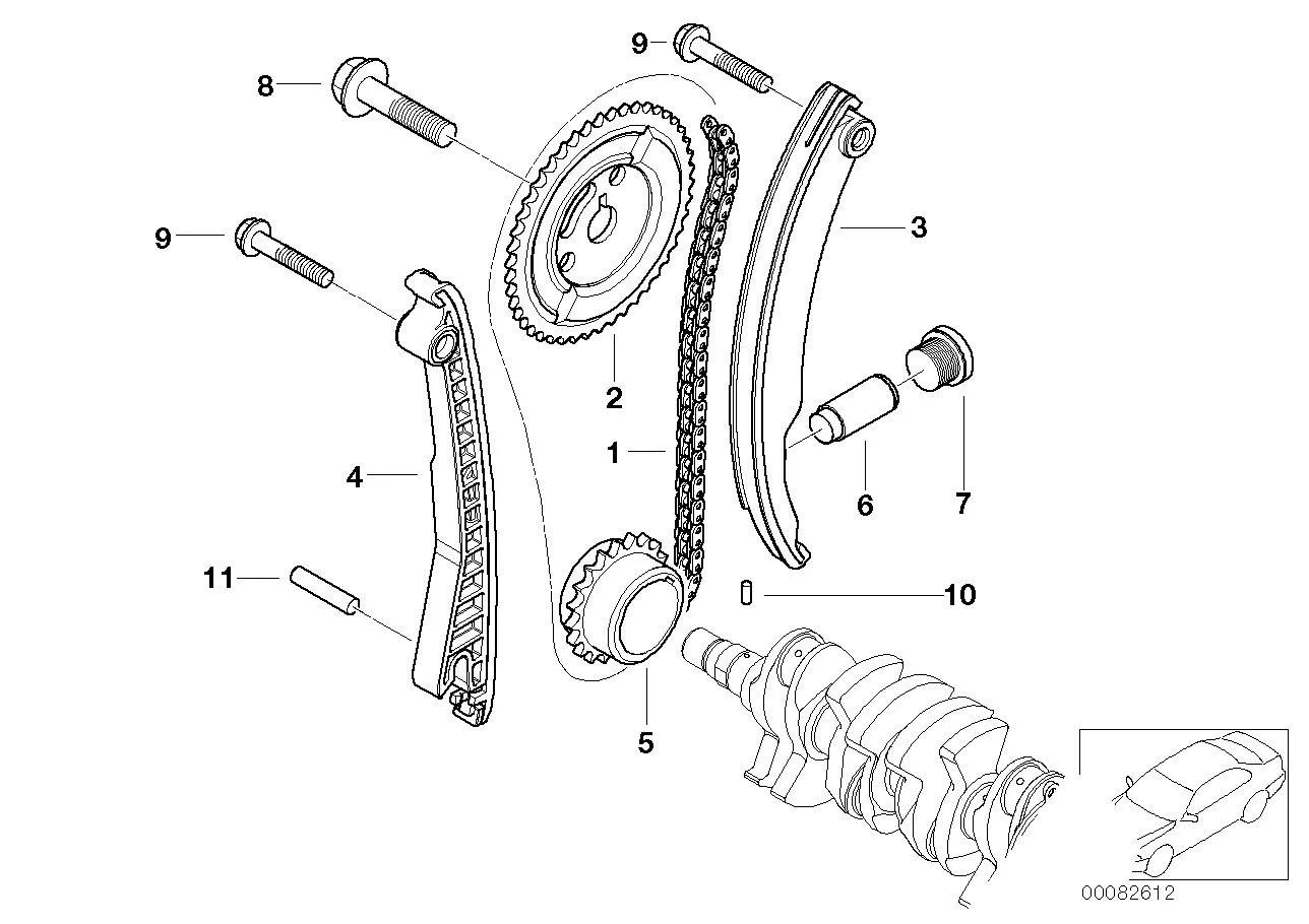 BMW Sechskantschraube mit Scheibe R50 R52 R53 07137829910