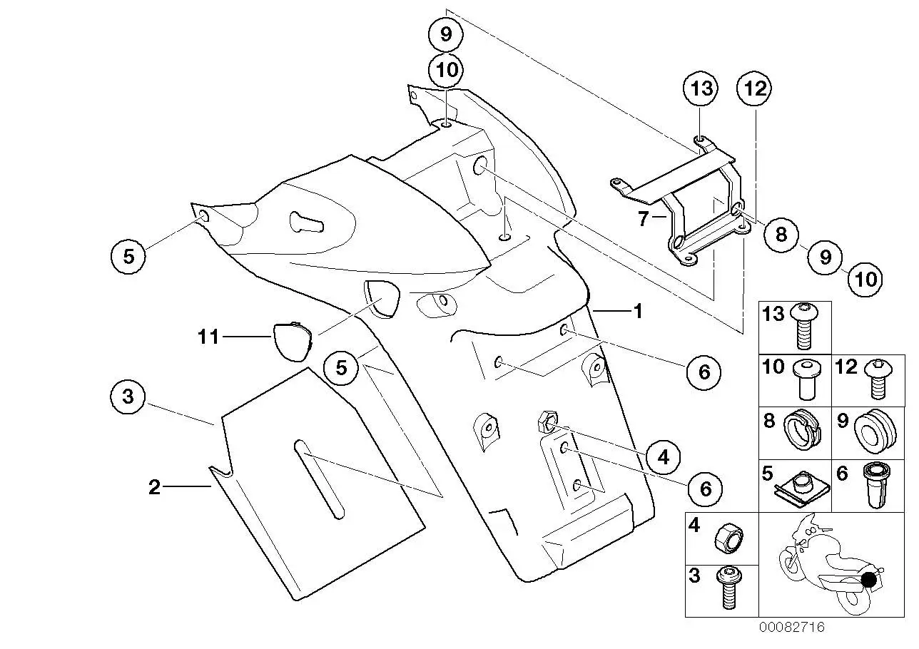 BMW Einsatzring R28 63247651205
