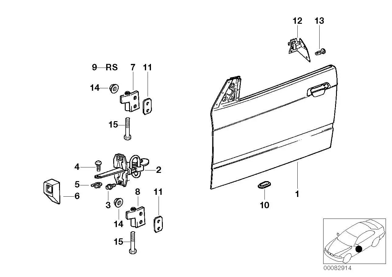 BMW Schachtabdeckung innen links E36 51218201063 - Z3 E36