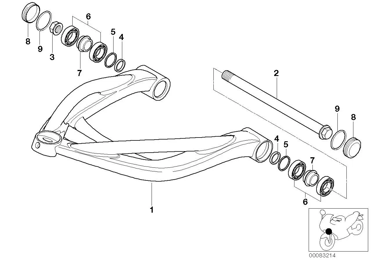 BMW Achse R28 31422333276 - R28 /
