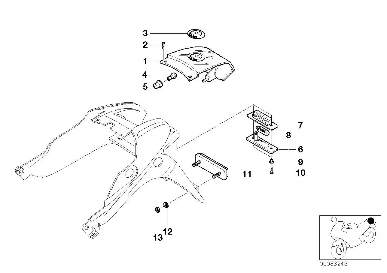 BMW Kappe R28 63267655597